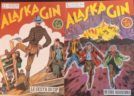 Alaska Gin. Serie completa, nuova serie, dal n. 1 al n.7. Ristampa anastatica - copertina