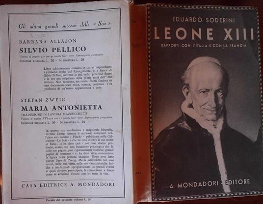 Leone XIII rapporti con l'Italia e con la Francia. Volume II - Eduardo Soderini - copertina