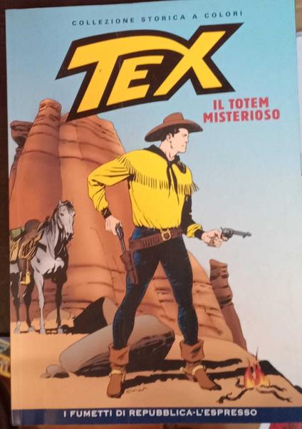 Tex 1. Il totem misterioso - copertina