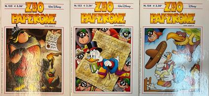 Lotto 3 volumi Zio Paperone (n° 152-153-154) - copertina