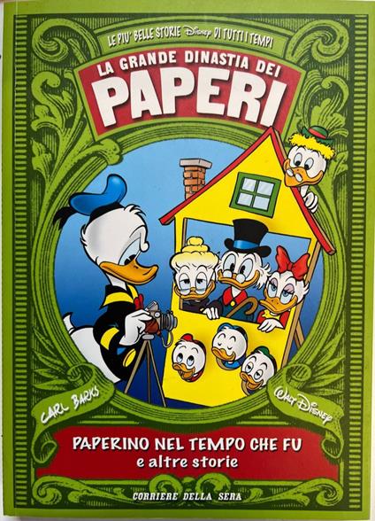 La grande dinastia dei paperi 3. Paperino nel tempo che fu e altre storie 1951 - Carl Barks - copertina