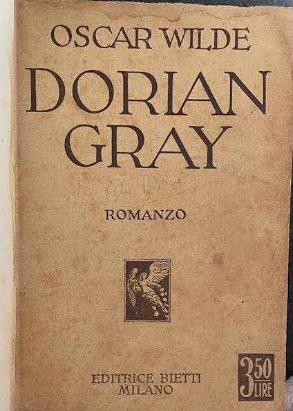 Dorian Gray - Oscar Wilde - copertina