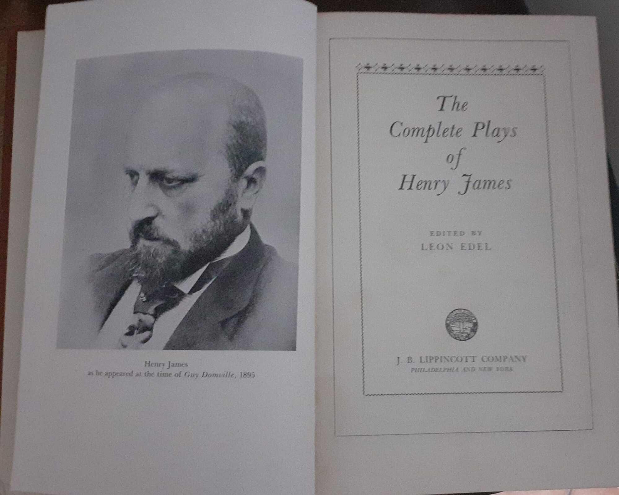 The complete plays of Henry James