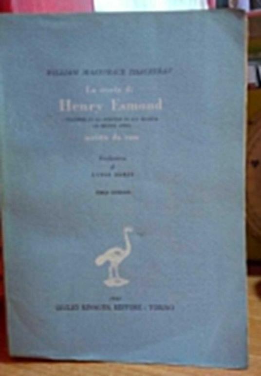 La storia di Henry Esmond - William M. Thackeray - copertina