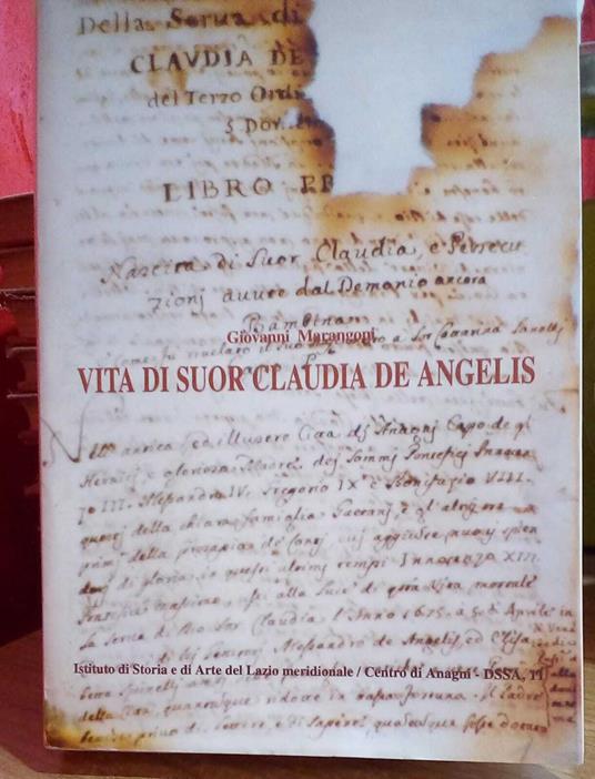 Vita di Suor Claudia De Angelis - Giovanni Marangoni - copertina