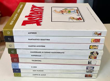 Lotto 9 volumi I Classici del fumetto di Repubblica (da n° 10 a 19, tranne n°18) - copertina
