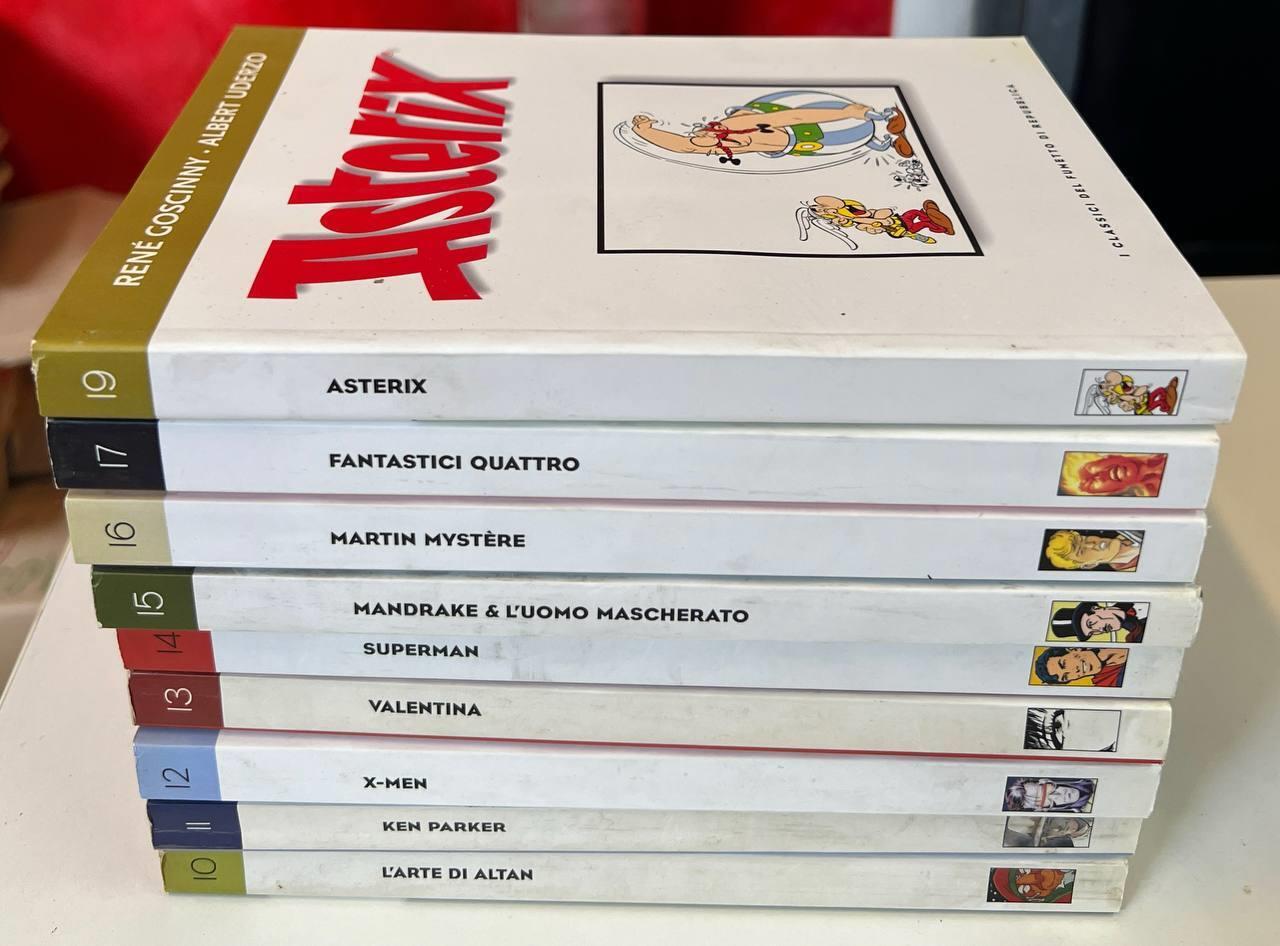 Lotto 9 volumi I Classici del fumetto di Repubblica (da n° 10 a 19, tranne n°18)