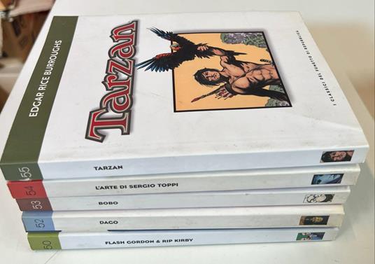 Lotto 5 volumi I Classici del fumetto di Repubblica (da n° 50 a 55, escluso n° 51) - copertina