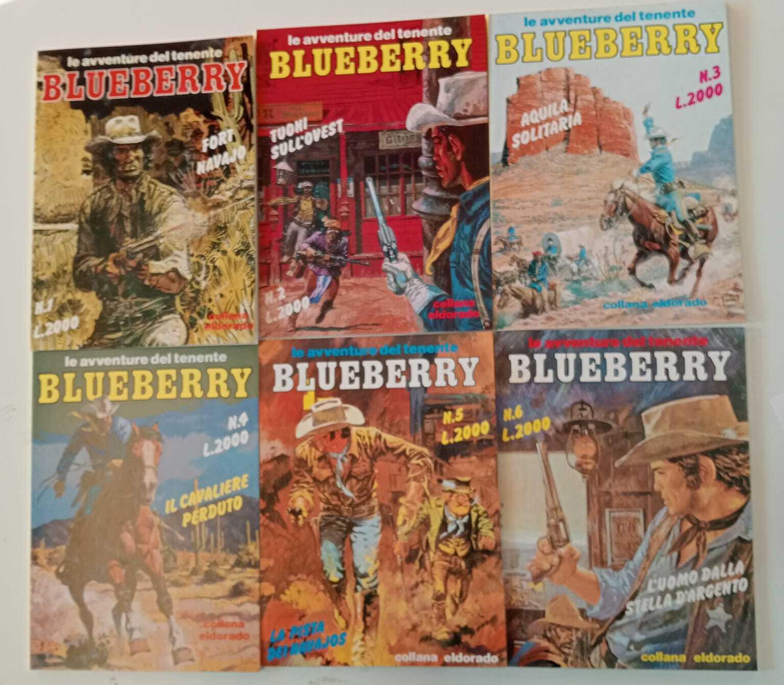 Le avventure del tenente Blueberry. Serie dal n. 1 al n. 6