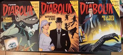 Il grande Diabolik. Albi nn. 5,6,8 - copertina