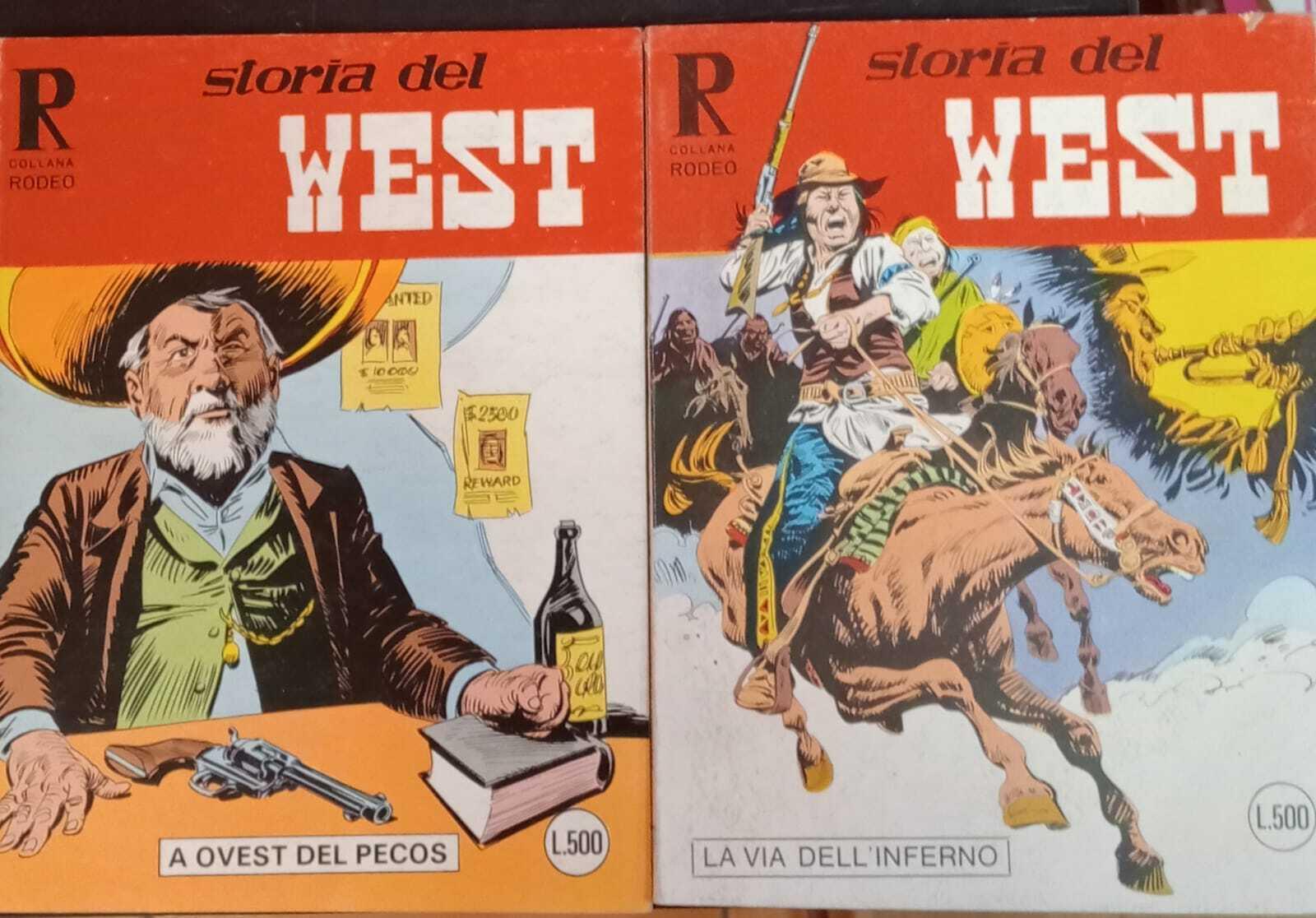 Storia del West. Albi nn. 102,109,110,112,125,143,147,156