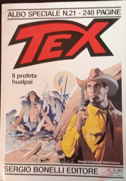 Tex. Il profeta hualpai. Albo speciale n. 21 - copertina