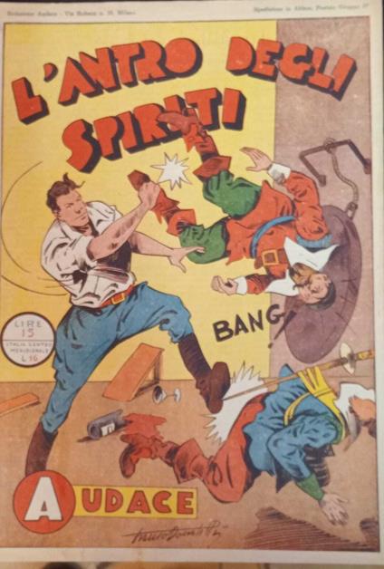 Albo Audace, originale n. 22. L'antro degli spiriti - copertina