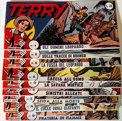 Terry. Collana Arco. Serie II, da n° 1 a 9 - copertina