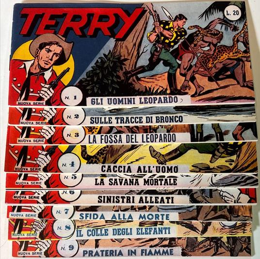 Terry. Collana Arco. Serie II, da n° 1 a 9 - copertina