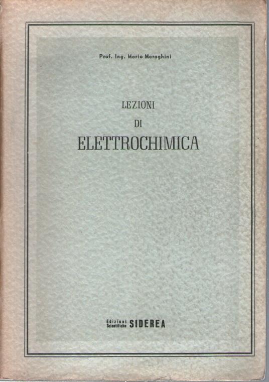 Lezioni di elettrochimica - copertina
