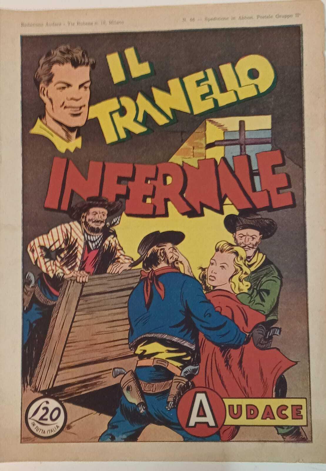 Albo Audace, originale n. 66. Il tranello infernale