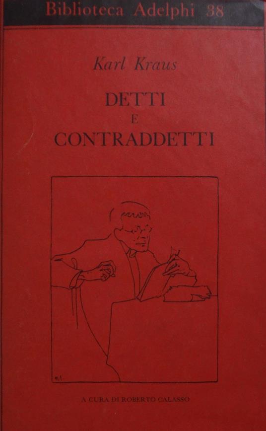 Detti e contraddetti - Karl Kraus - copertina