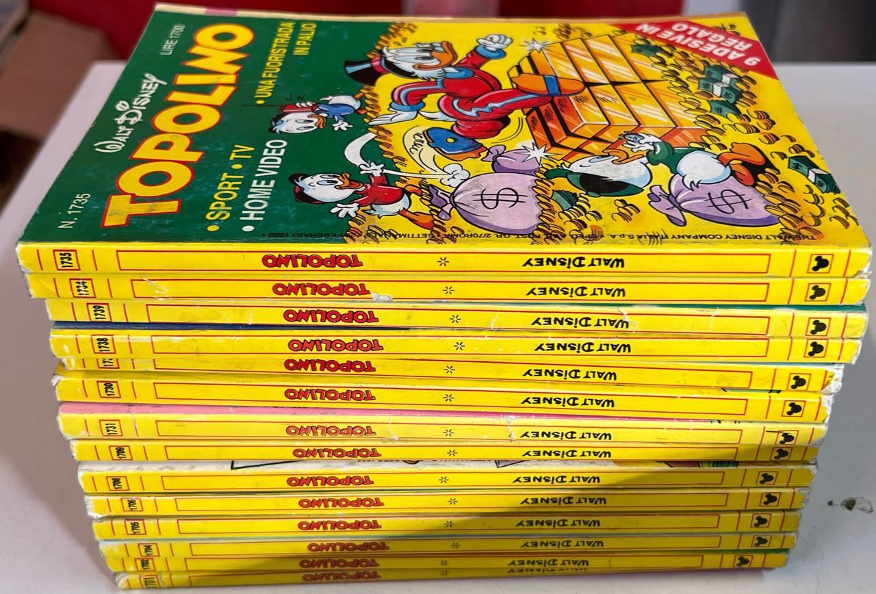 Lotto 14 fumetti Topolino (numeri compresi tra 1700 e 1740 in descrizione)