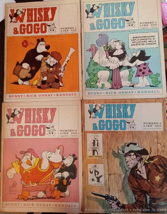 Wisky & gogo. Serie dal n. 1 al n. 4 - copertina