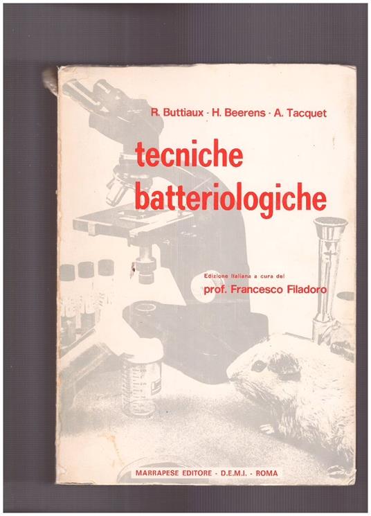Tecniche batteriologiche - copertina