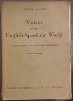 Voices of the English-Speaking World. I grandi scrittori inglesi ed americani