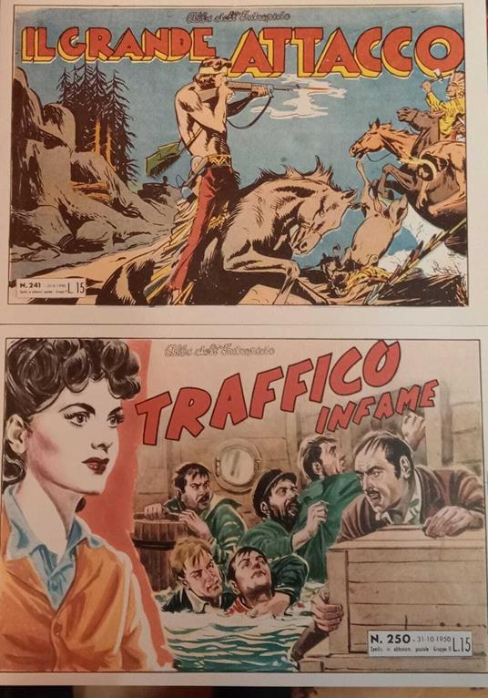 Albi dell'intrepido. Serie dal n. 241 al n. 250. Ristampa anastatica - copertina