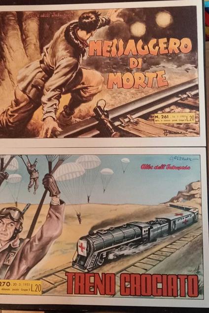 Albi dell'intrepido. Serie dal n. 261 al n. 270. Ristampa anastatica - copertina