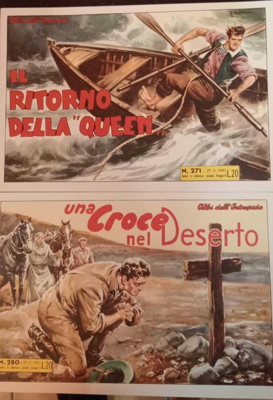Albi dell'intrepido. Serie dal n. 271 al n. 280. Ristampa anastatica - copertina