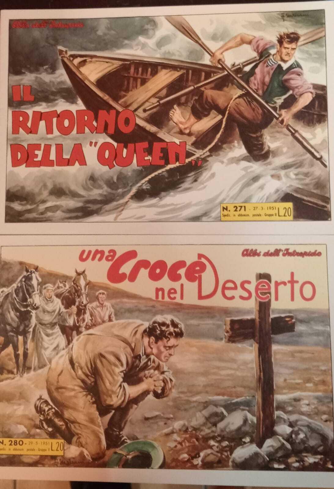 Albi dell'intrepido. Serie dal n. 271 al n. 280. Ristampa anastatica