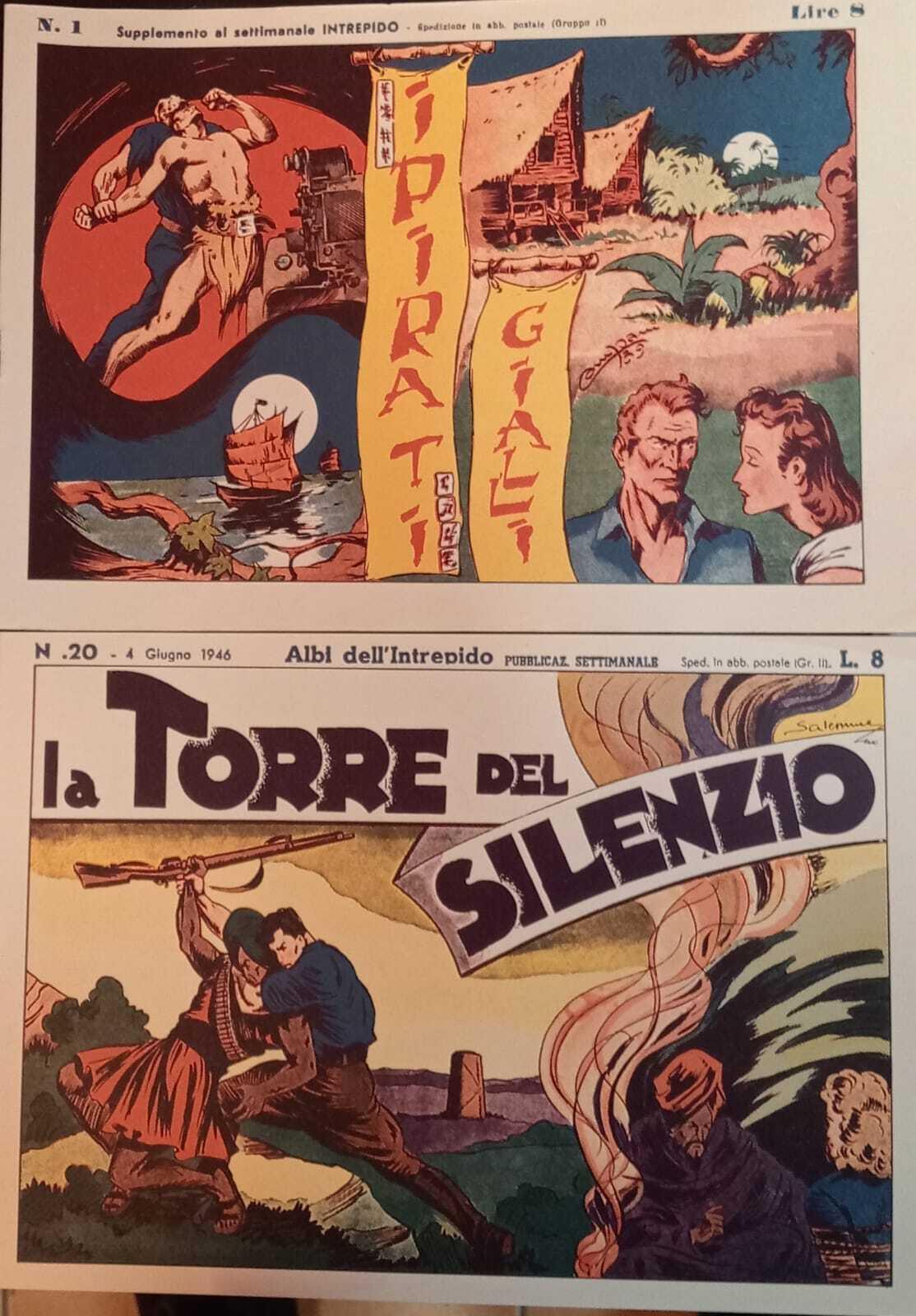 Supplemento "Intrepido". Serie dal n. 1 al n. 20. Ristampa anastatica
