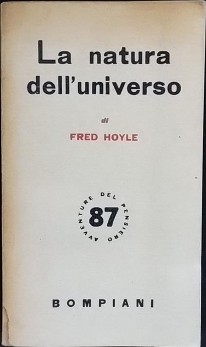 La natura dell'universo - Fred Hoyle - copertina