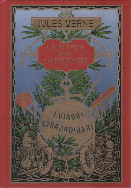La strada per la Francia - Jules Verne - copertina