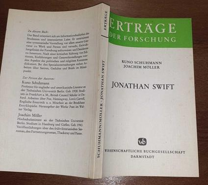 Jonathan Swift - copertina