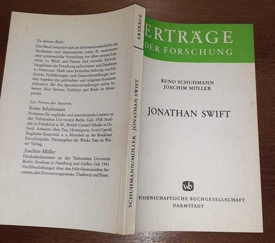Jonathan Swift - copertina