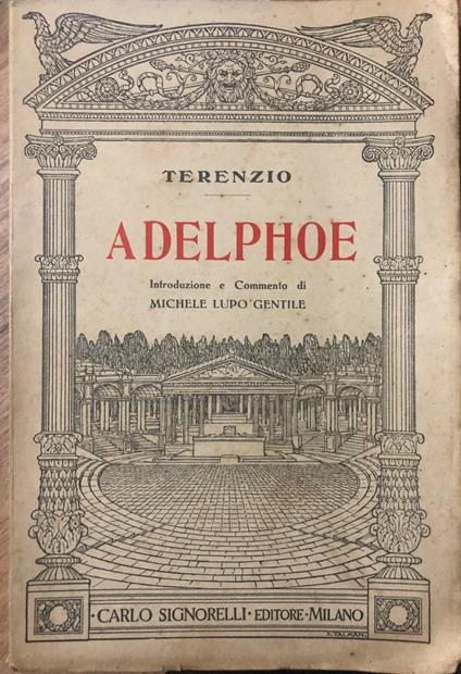 Adelphoe - P. Afro Terenzio - copertina