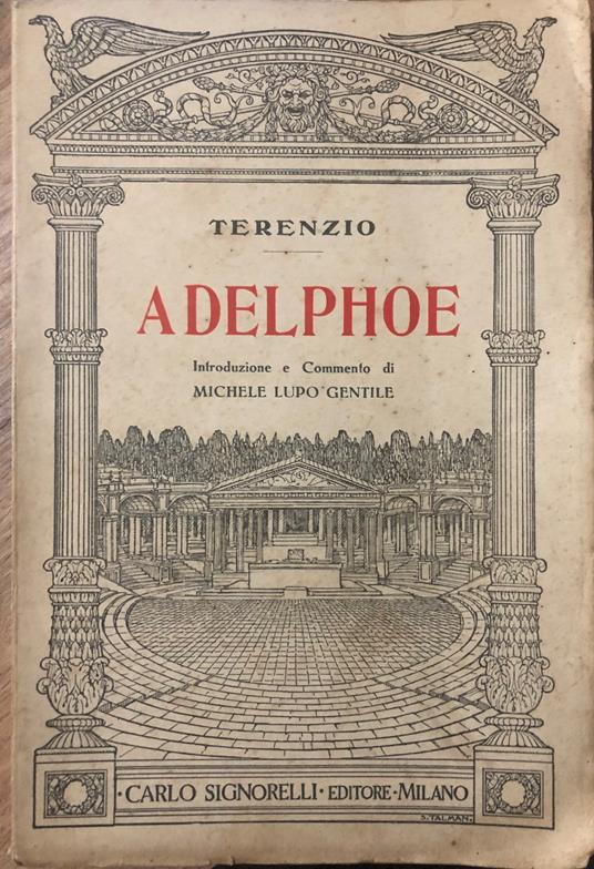 Adelphoe - P. Afro Terenzio - copertina