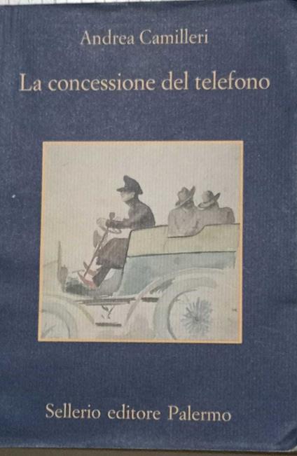 La concessione del telefono - Andrea Camilleri - copertina