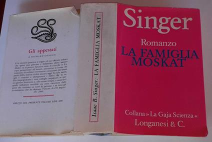 La famiglia Moskat - Isaac B. Singer - copertina