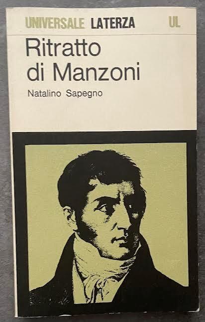 Ritratto di Manzoni - Natalino Sapegno - copertina