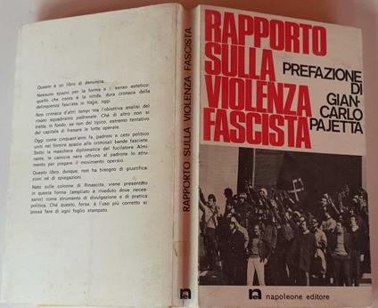 Rapporto sulla violenza fascista - Giancarlo Pajetta - copertina