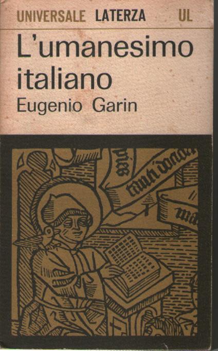 L' umanesimo italiano - Eugenio Garin - copertina