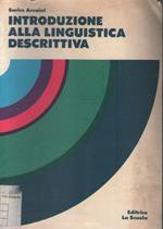 Introduzione alla linguistica descrittiva