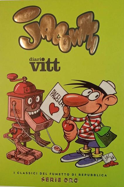 Diario Vitt. I classici del fumetto di Repubblica Serie Oro n.20 - Benito Jacovitti - copertina