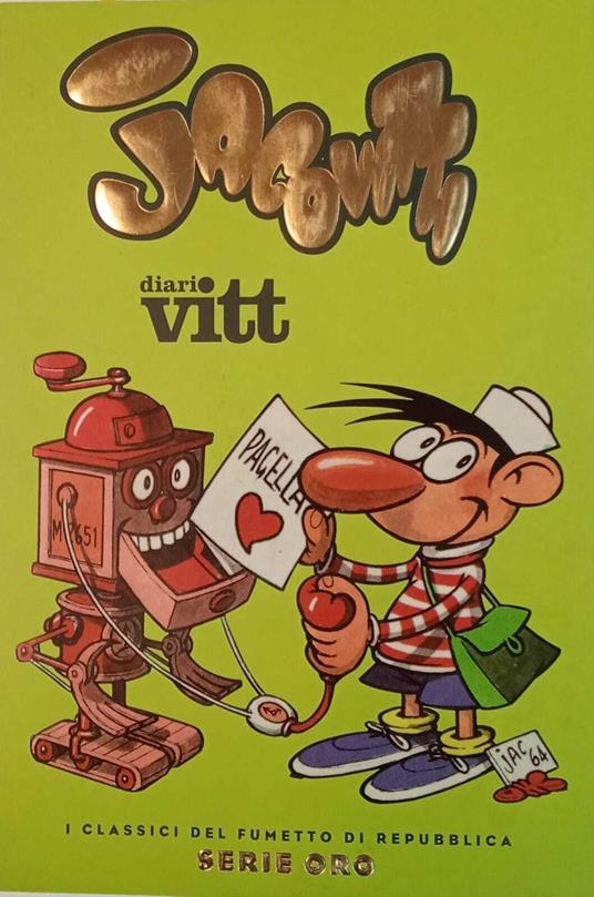 Diario Vitt. I classici del fumetto di Repubblica Serie Oro n.20 - Benito Jacovitti - copertina