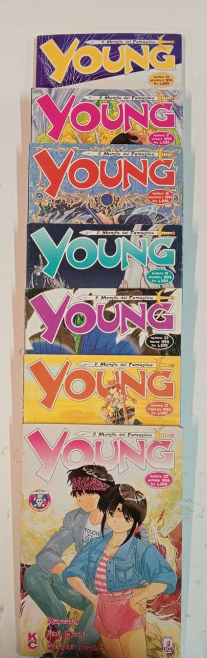 Young. Il mensile fantastico. Serie dal n. 16 al n. 22 - copertina