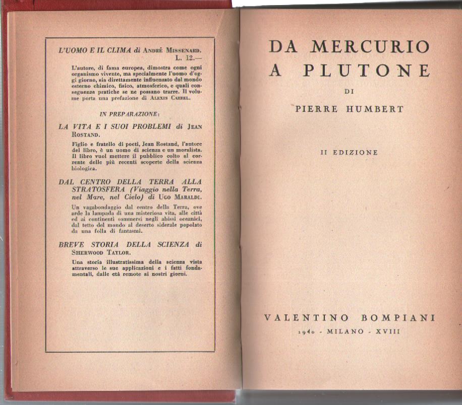 Da Mercurio a Plutone