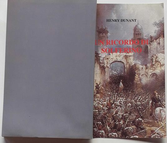 Un ricordo di Solferino - Henry Dunant - copertina