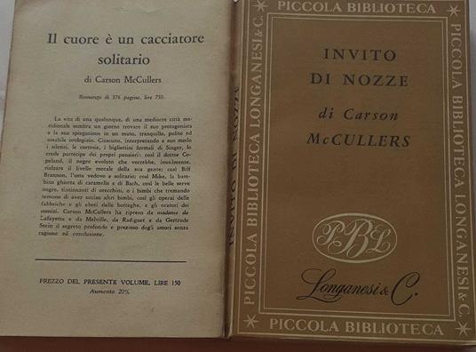 Invito di nozze - Carson McCullers - copertina