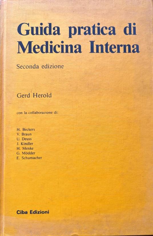Guida pratica di medicina interna - copertina